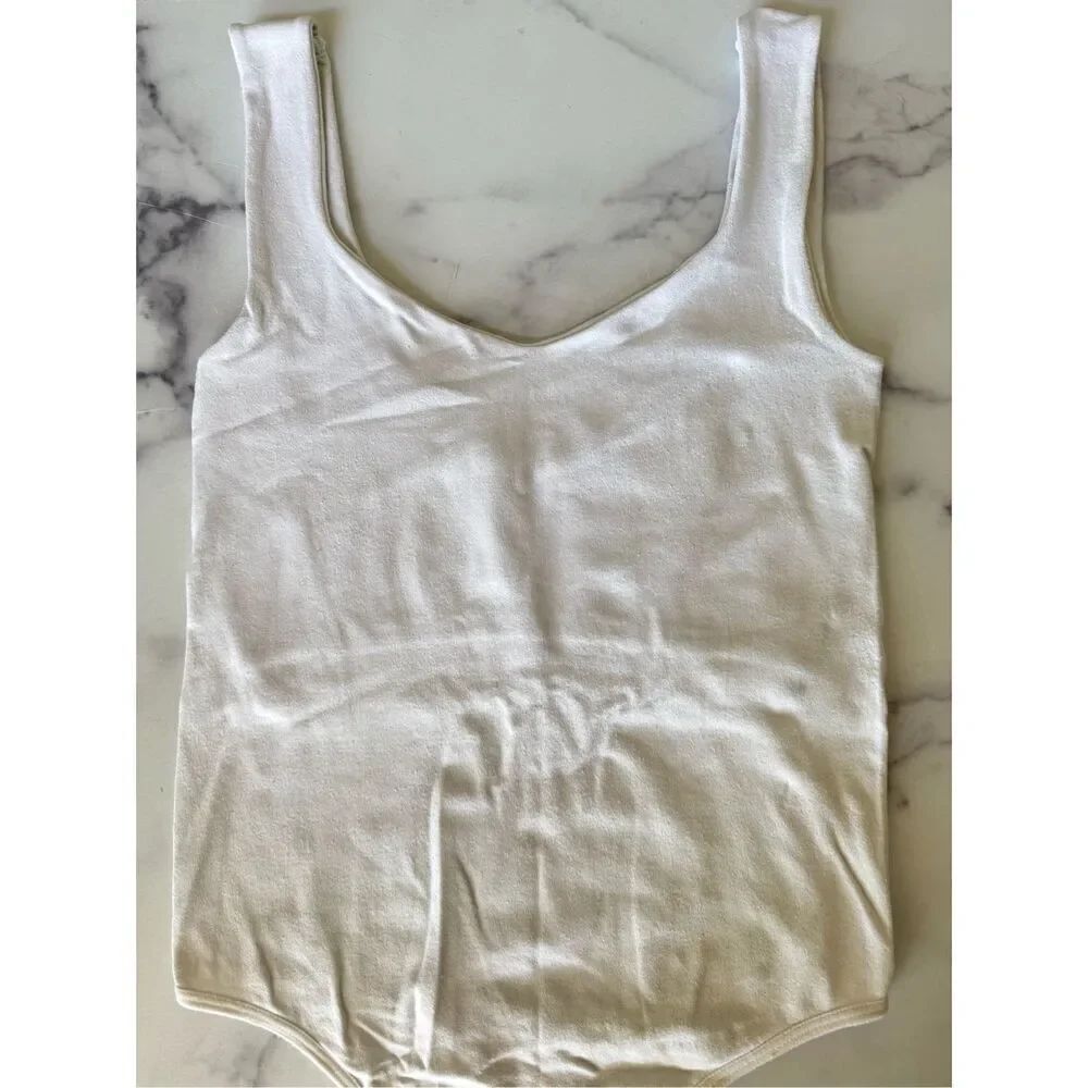 Free People Intimately women’s XS small white tank top bodysuit